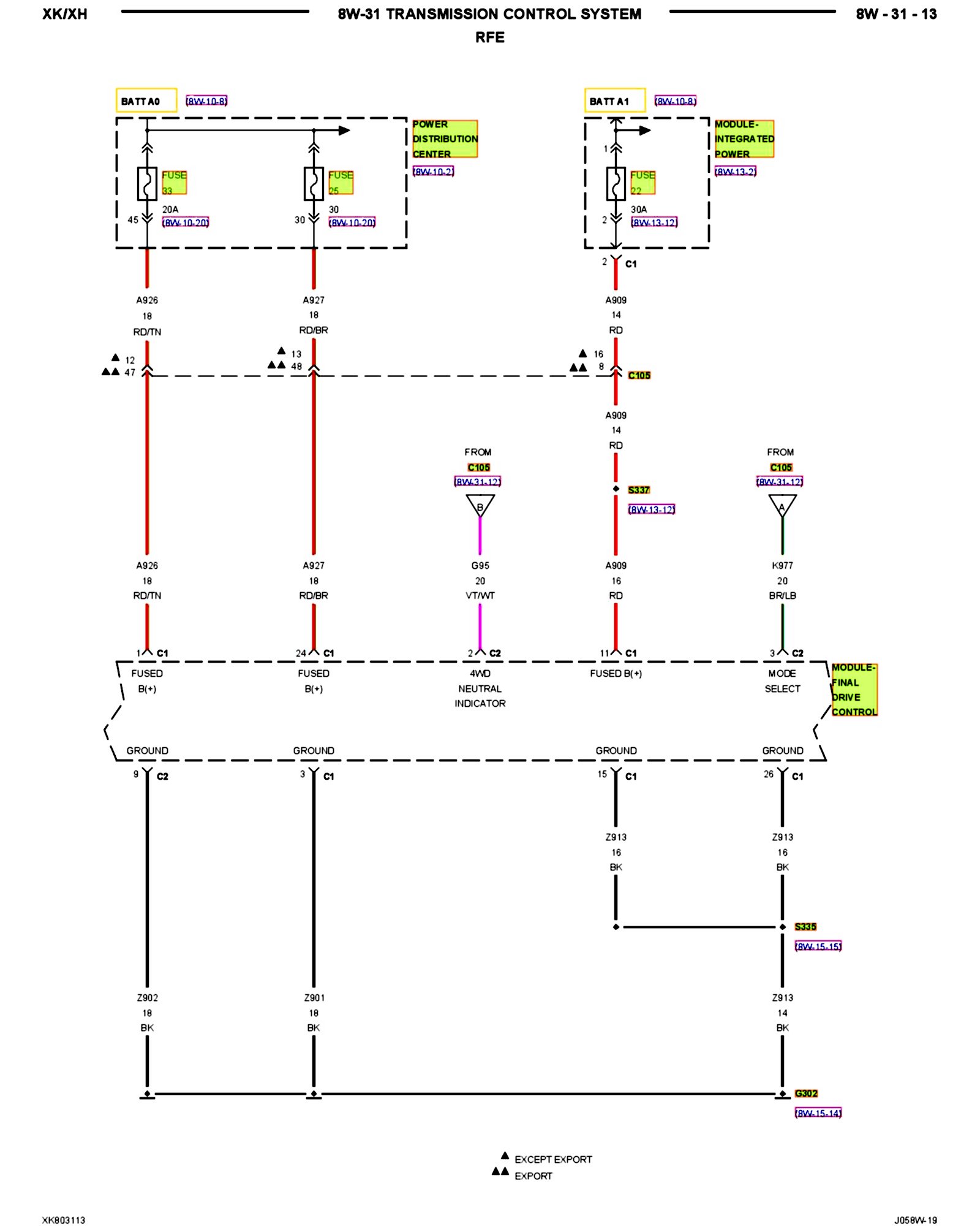Factory service manual diagram