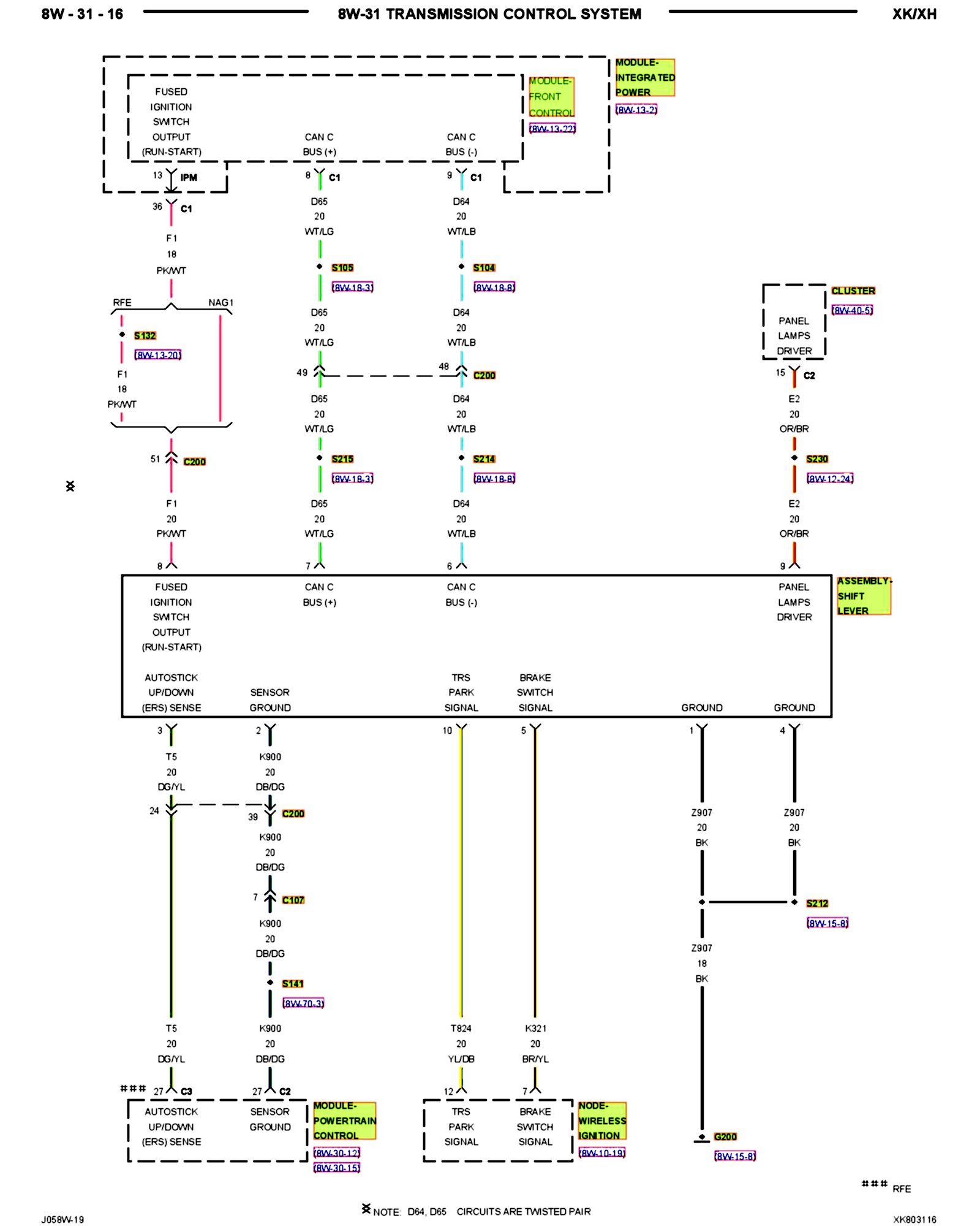 Factory service manual diagram