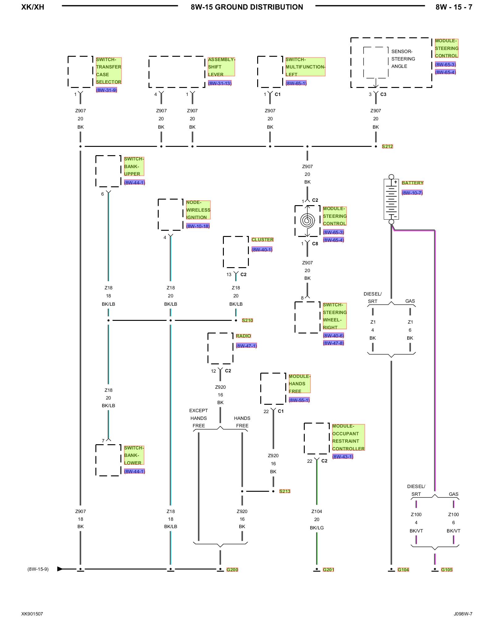 Factory service manual diagram