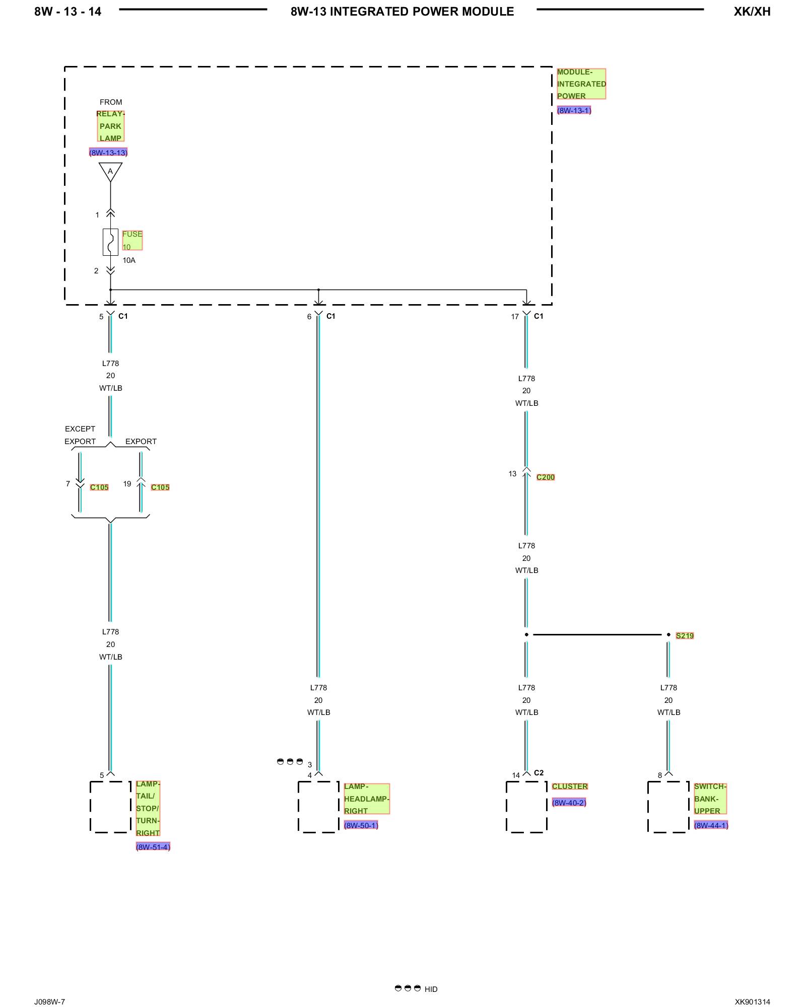 Factory service manual diagram
