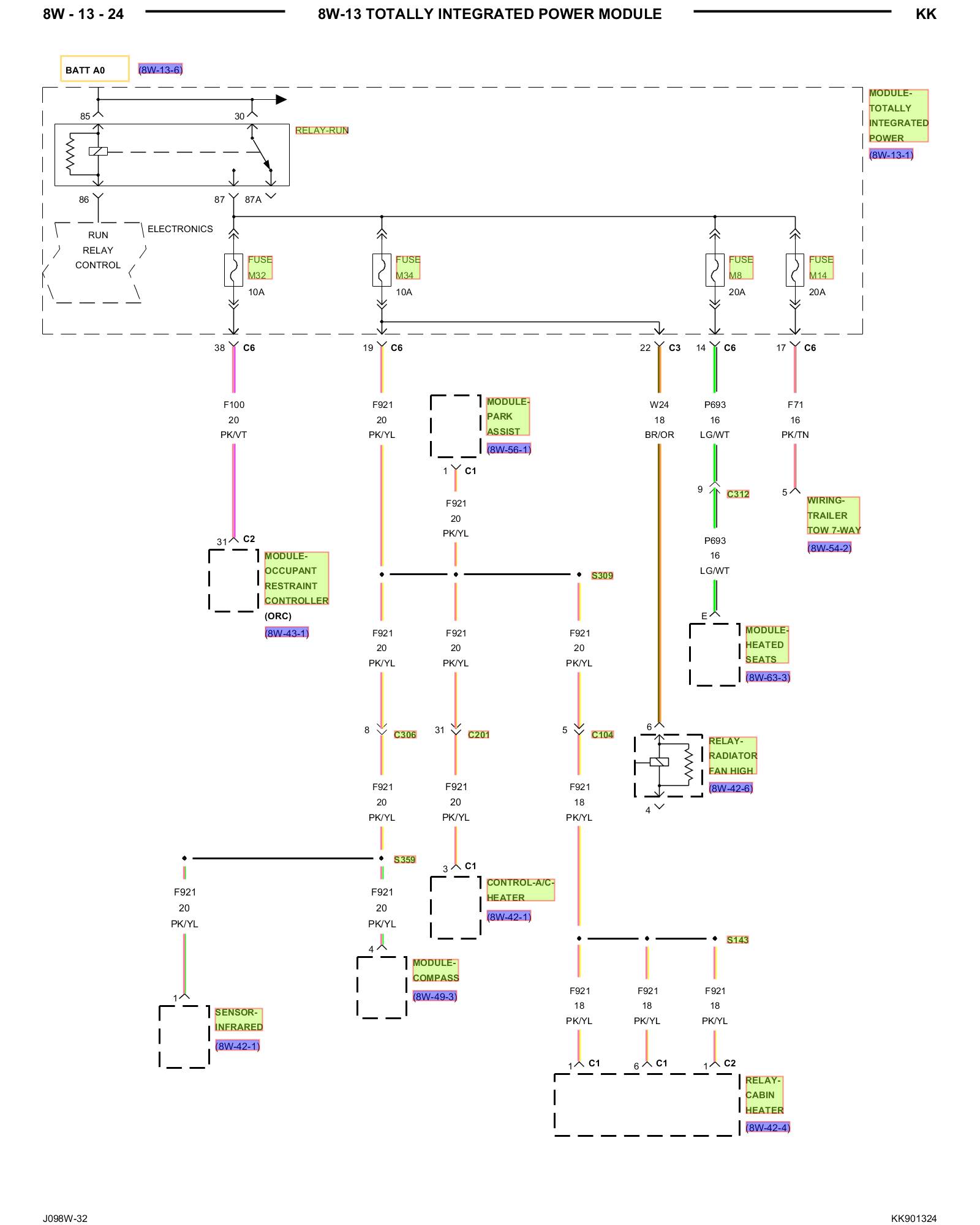 Factory service manual diagram