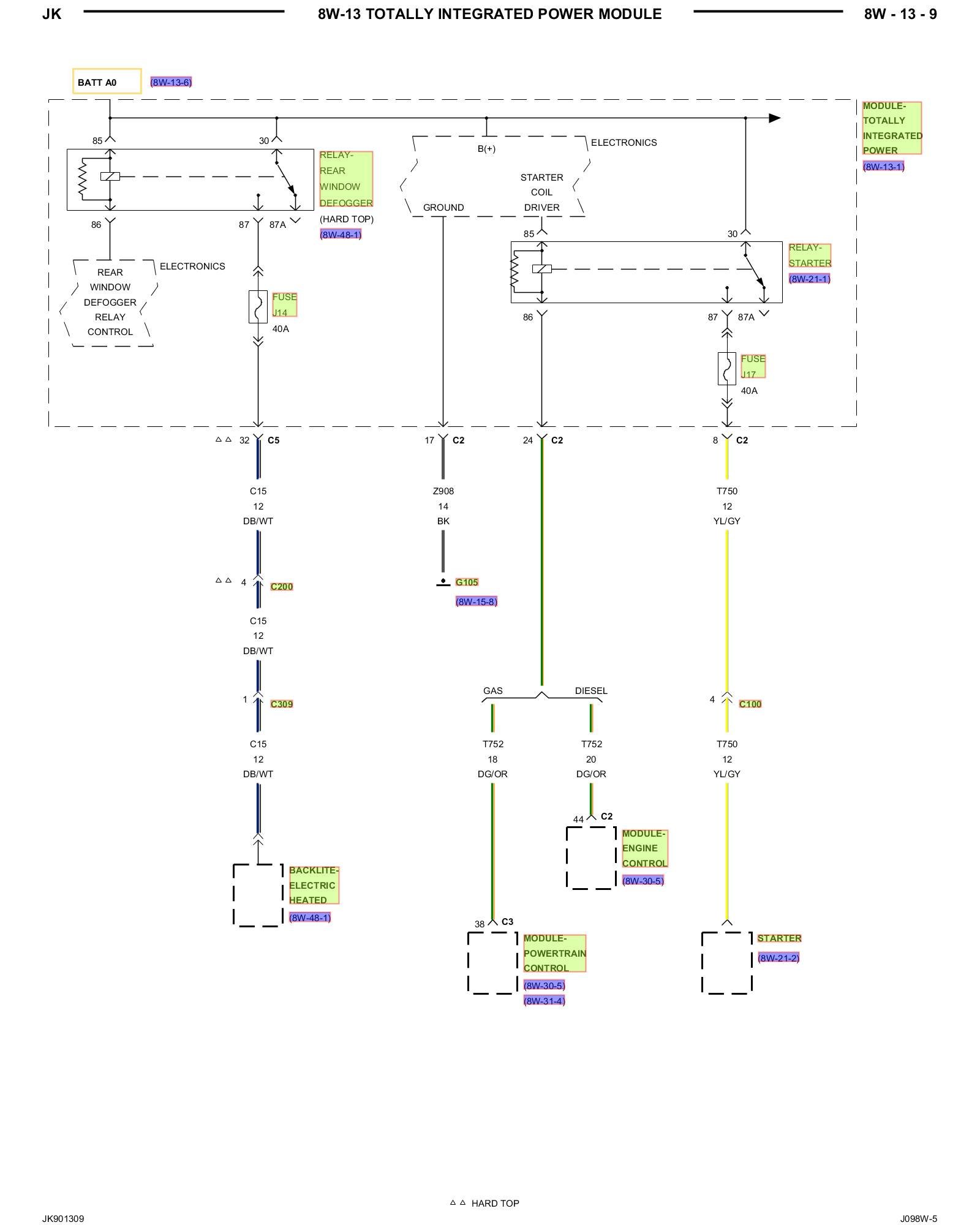 Factory service manual diagram