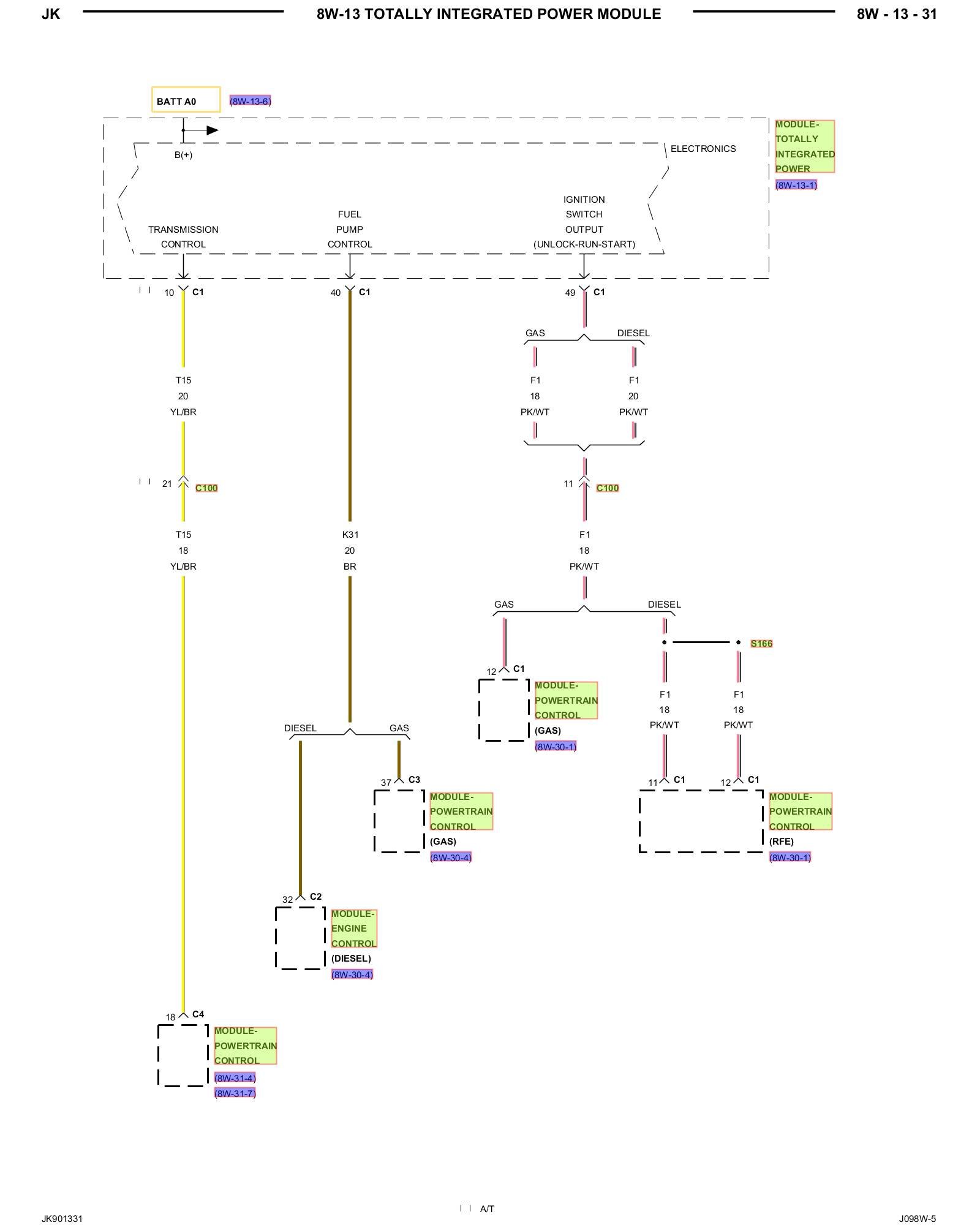 Factory service manual diagram