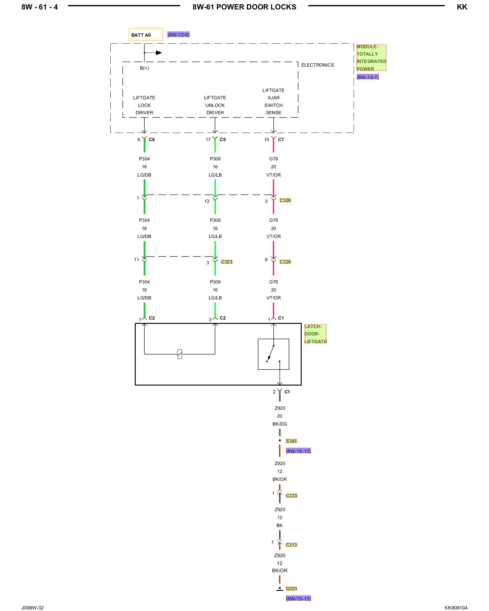 Factory service manual diagram