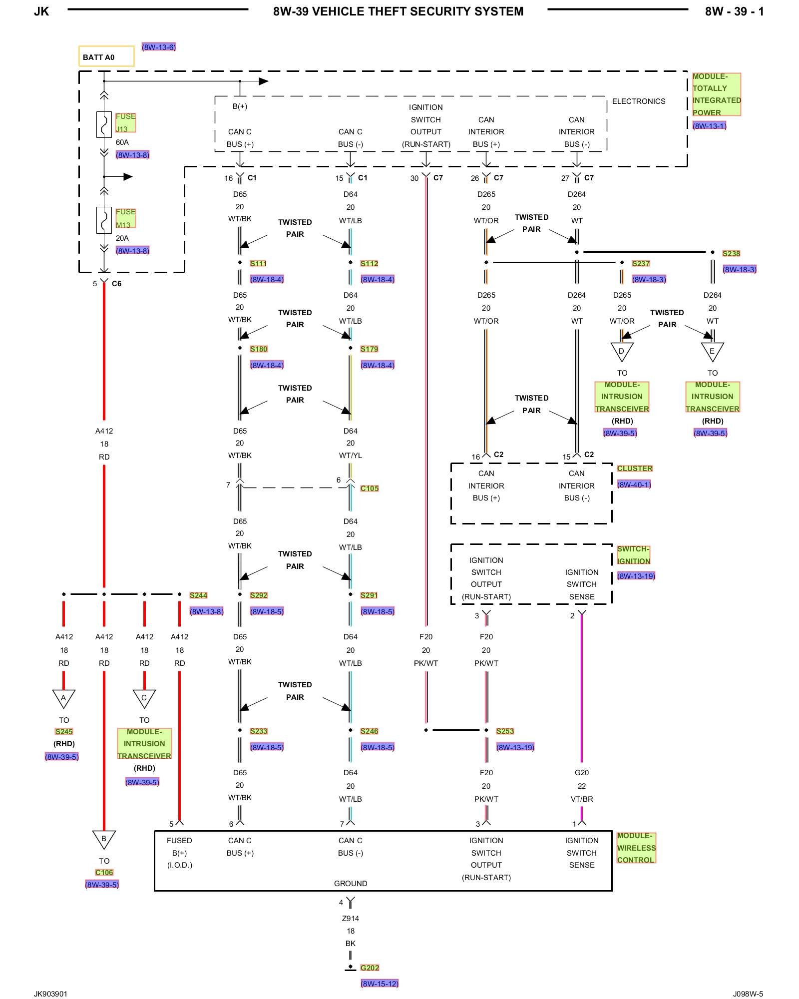 Factory service manual diagram