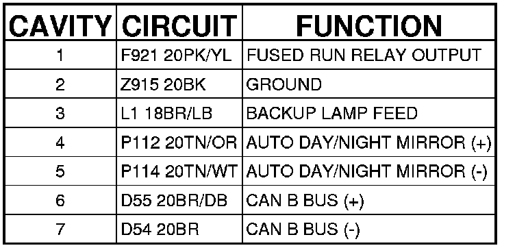 Factory service manual diagram
