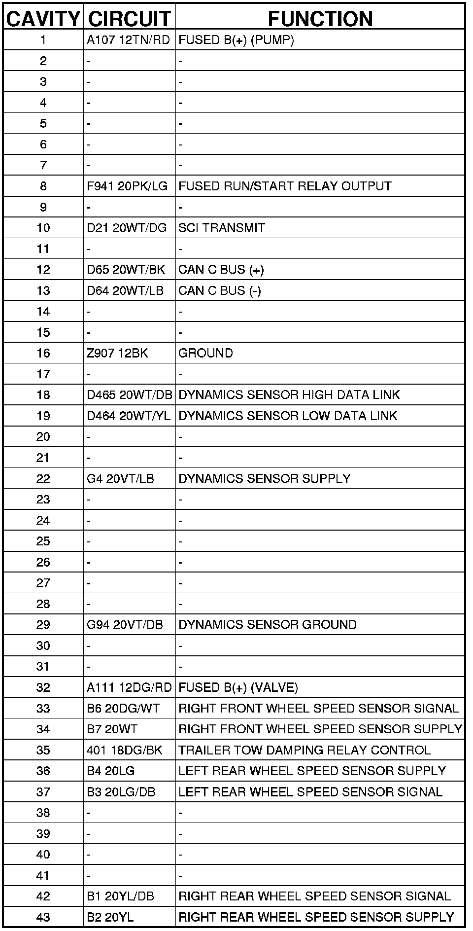 Factory service manual diagram