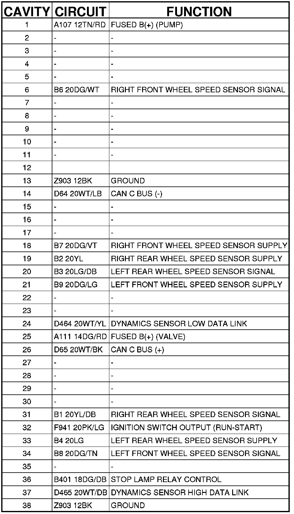 Factory service manual diagram
