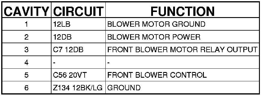 Factory service manual diagram