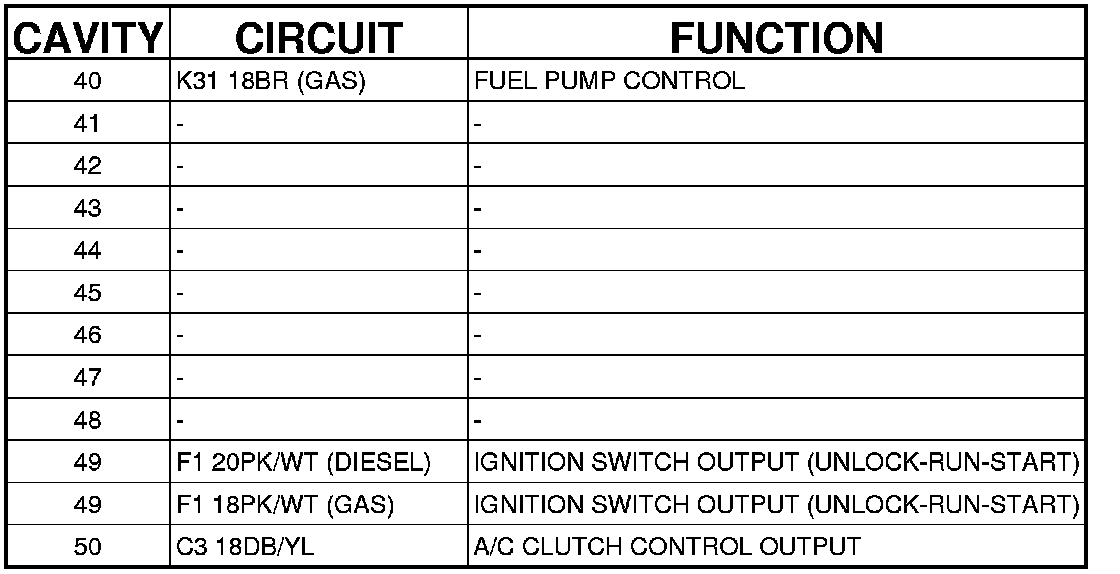 Factory service manual diagram