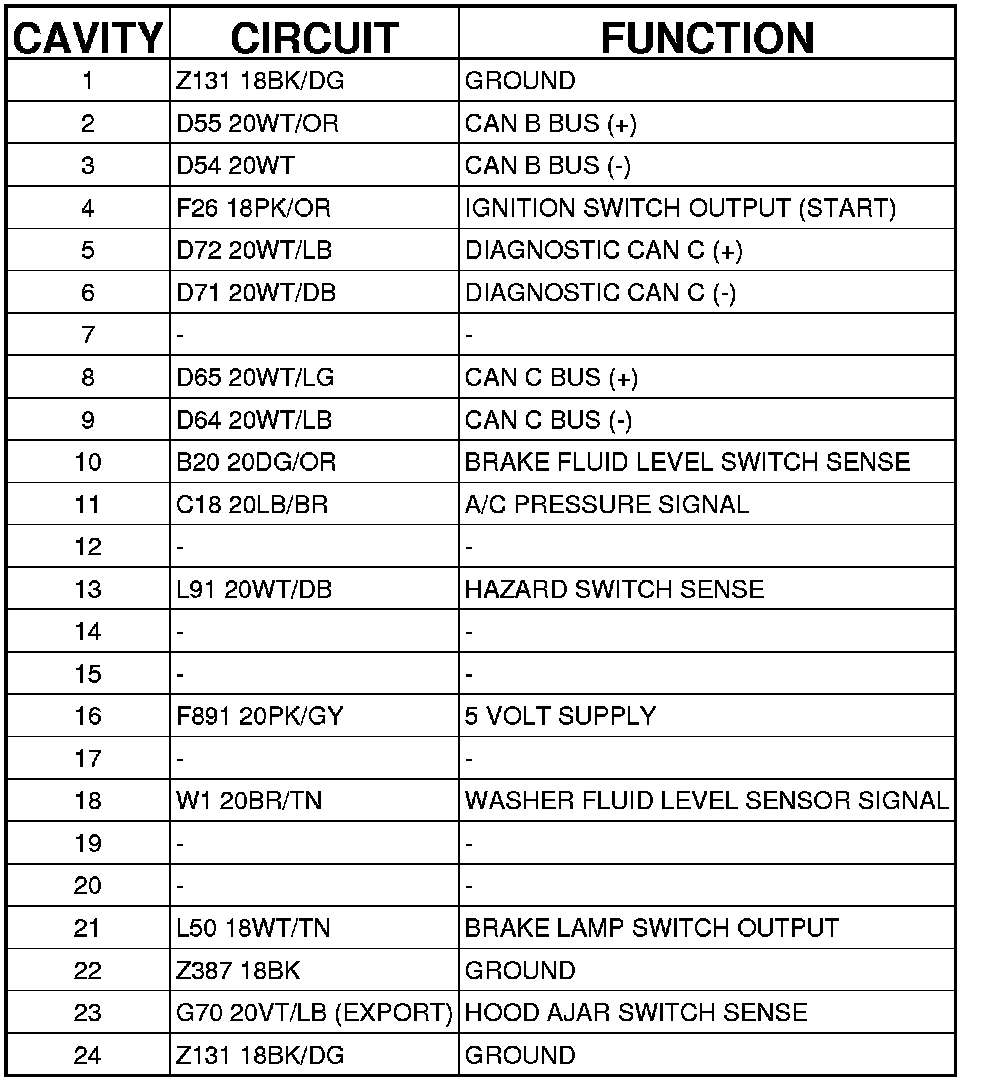 Factory service manual diagram