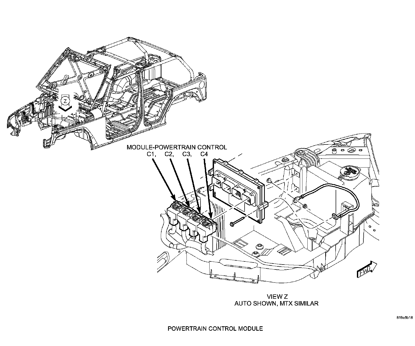 Factory service manual diagram