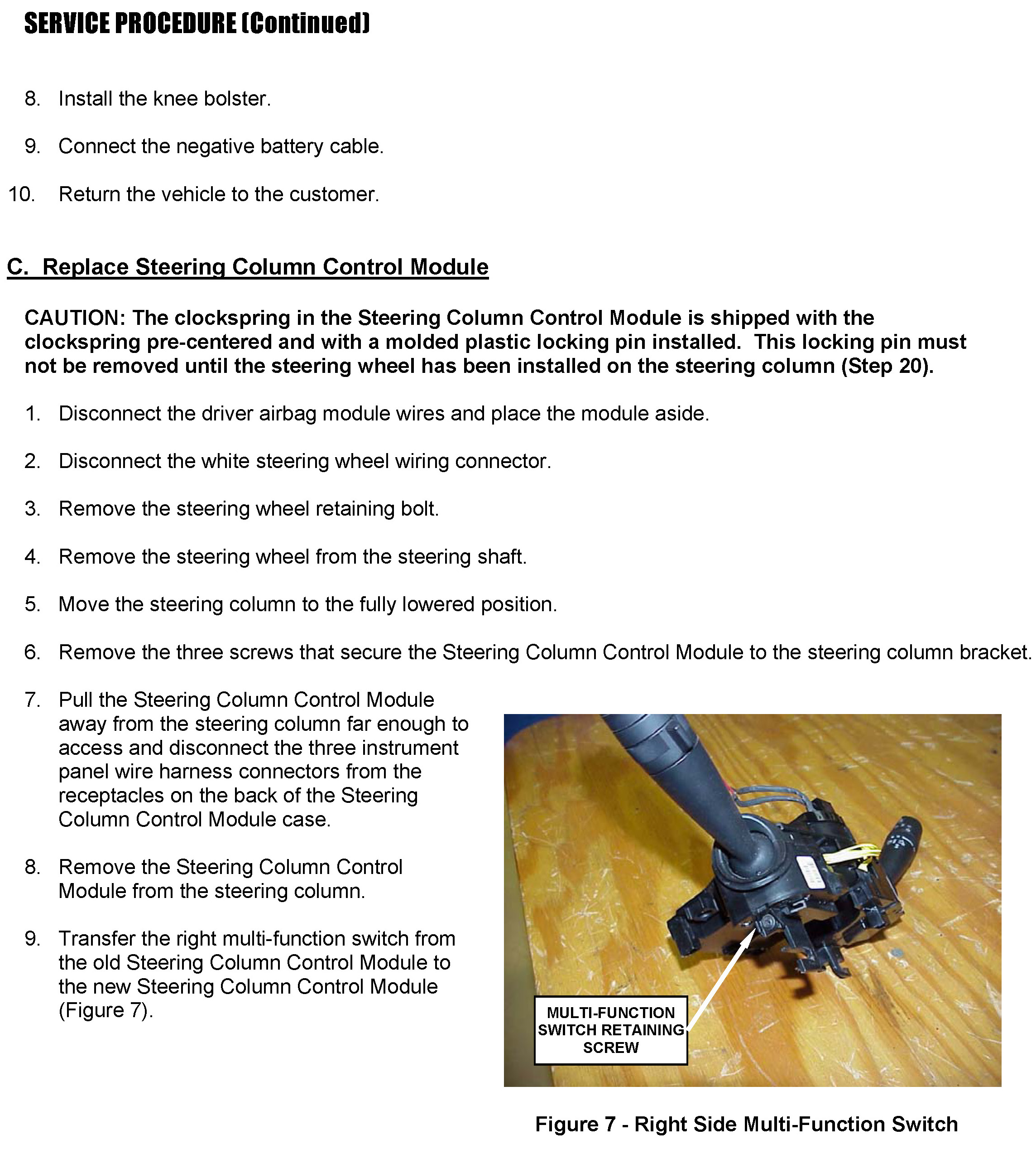 Factory service manual diagram
