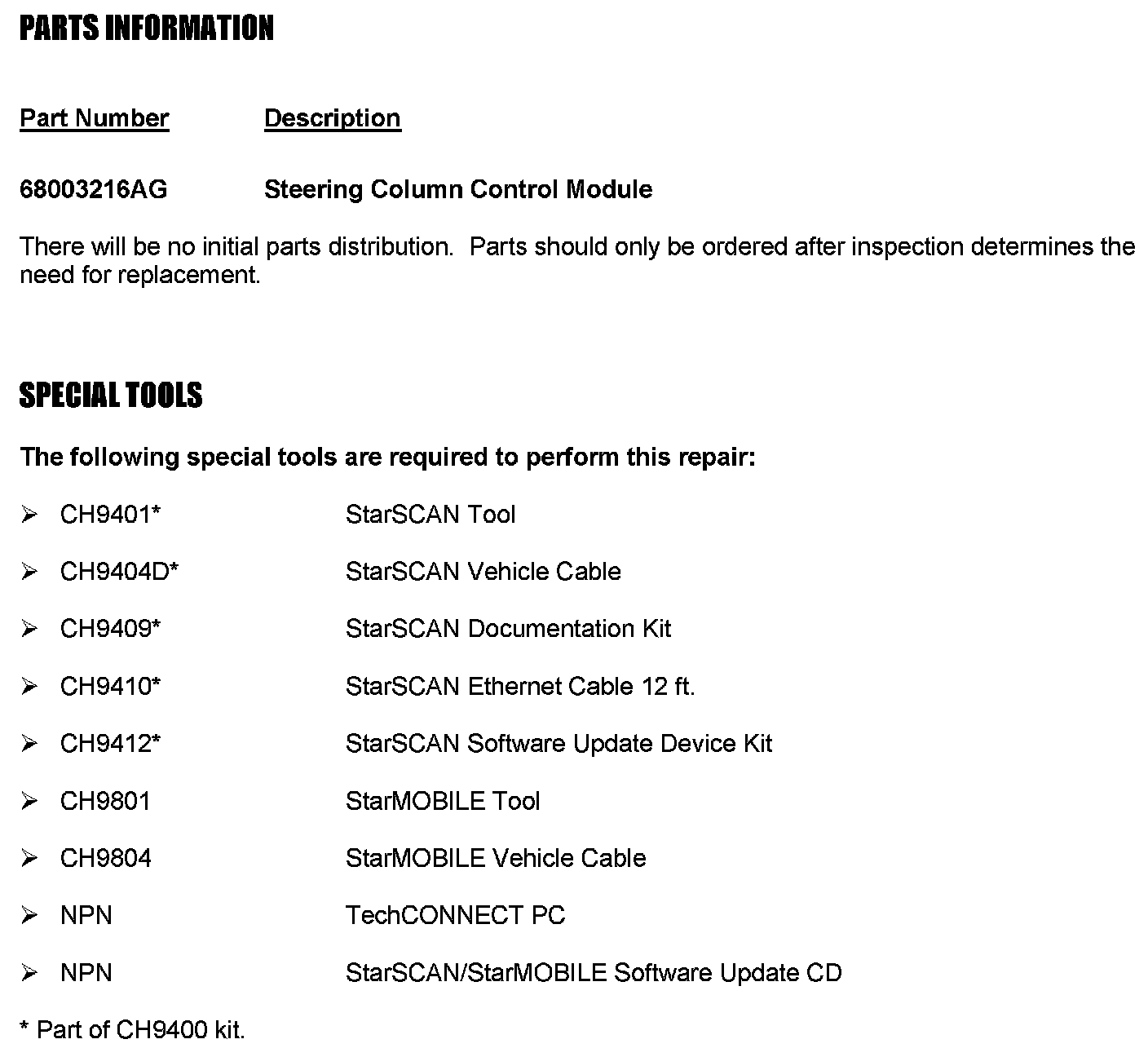 Factory service manual diagram