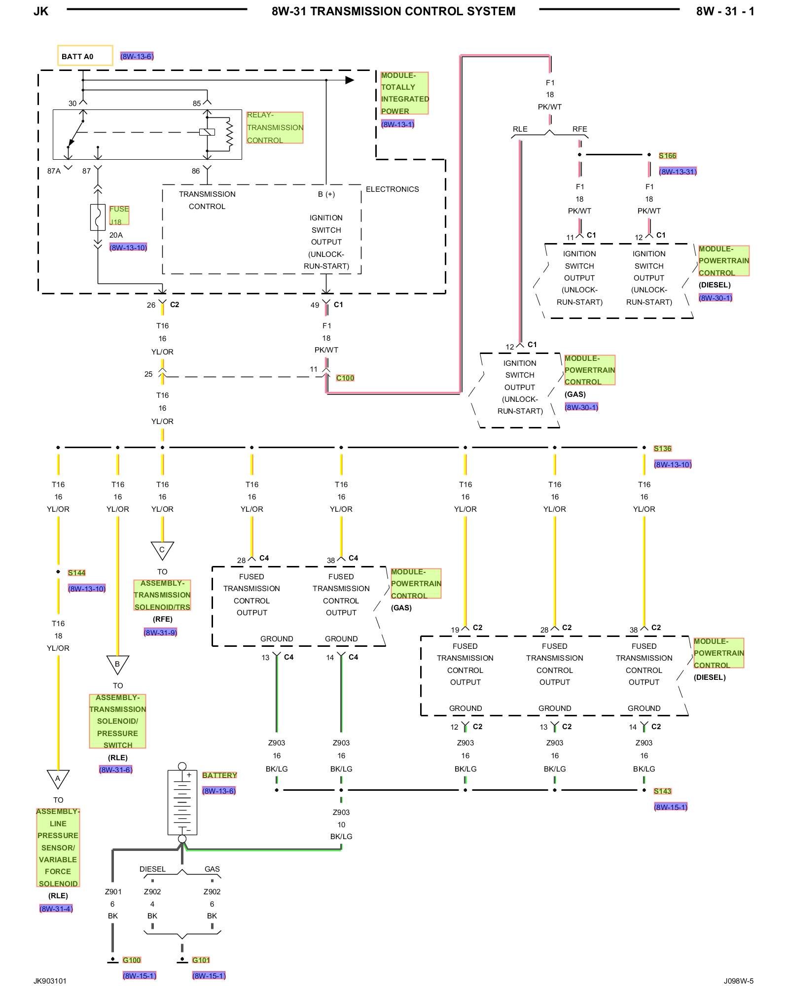 Factory service manual diagram