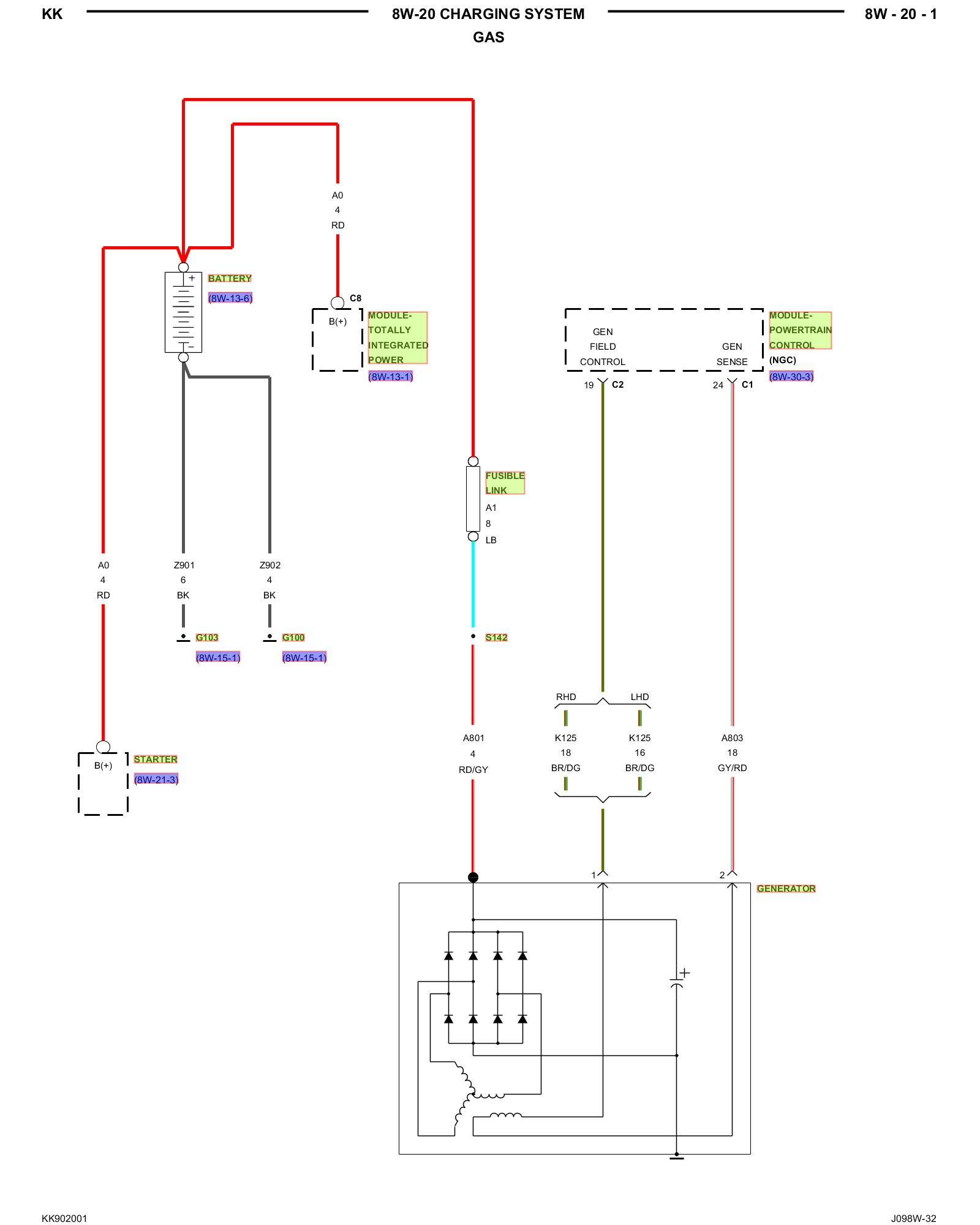 Factory service manual diagram