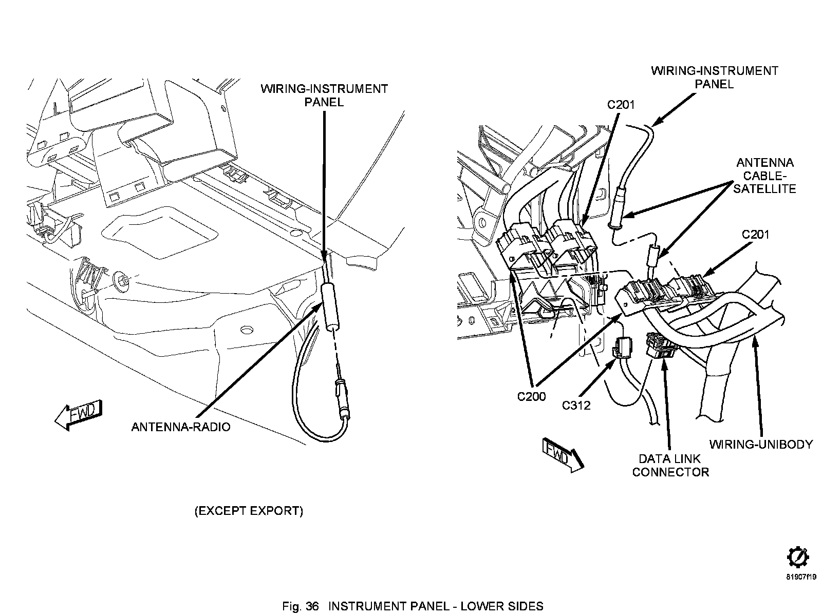 Factory service manual diagram