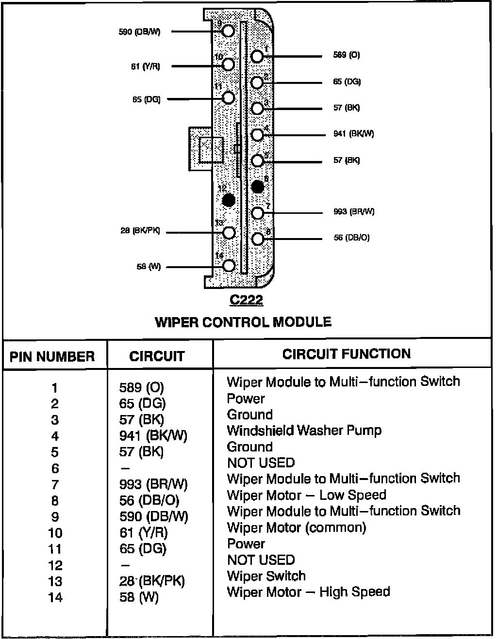 Factory service manual diagram