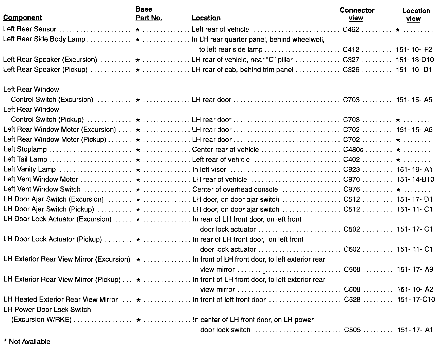 Factory service manual diagram