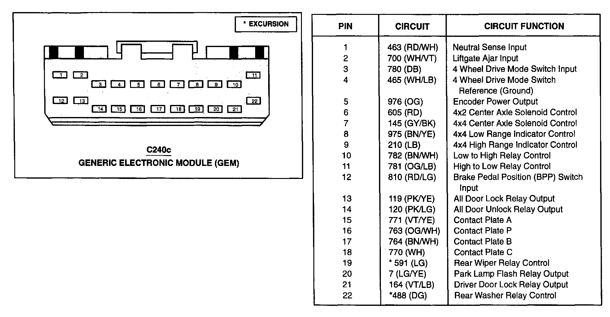 Factory service manual diagram