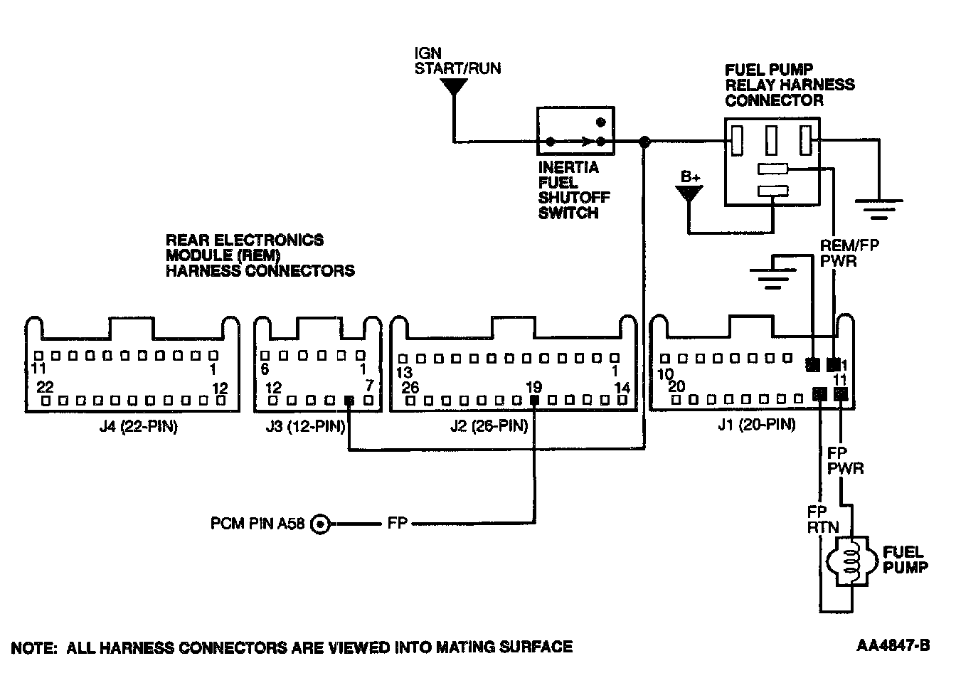 Factory service manual diagram