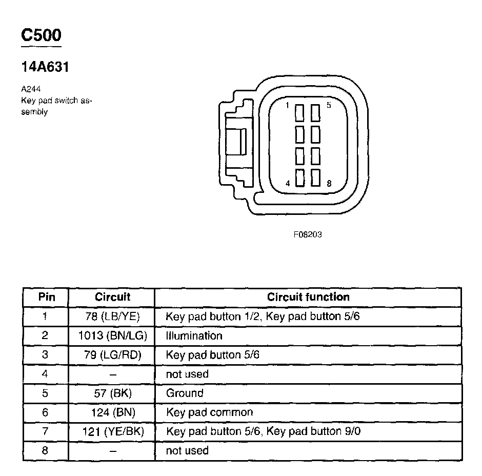 Factory service manual diagram
