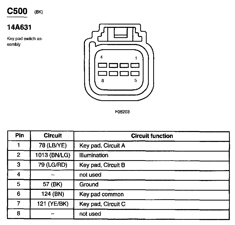 Factory service manual diagram