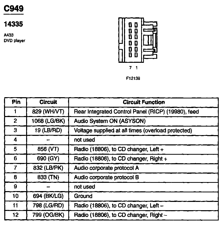 Factory service manual diagram