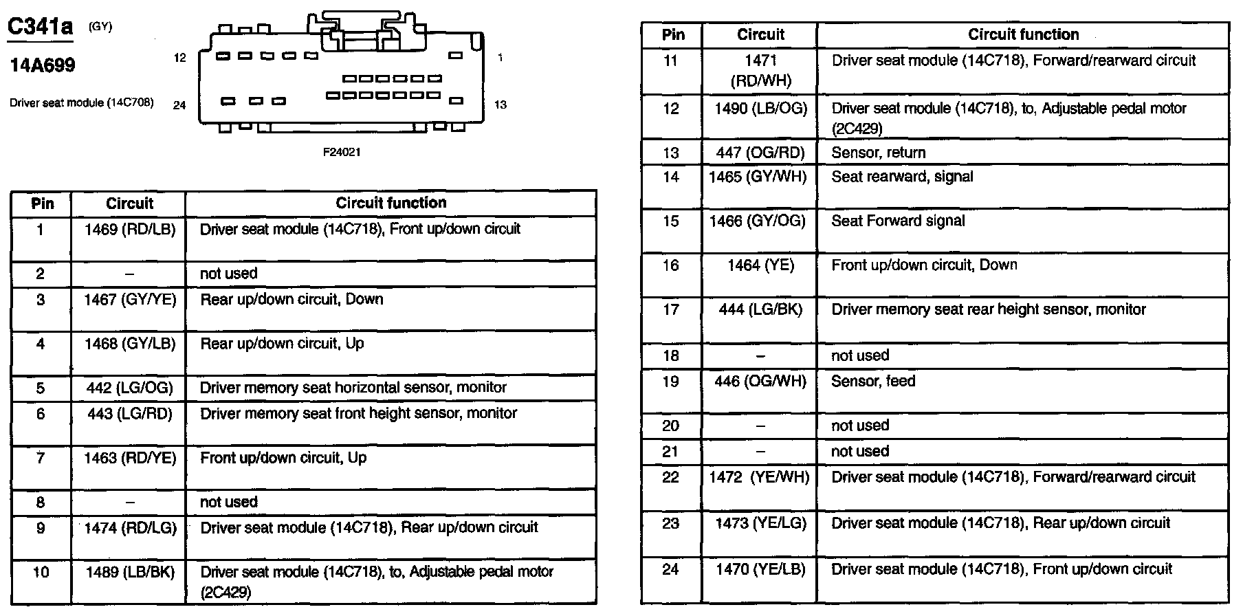 Factory service manual diagram