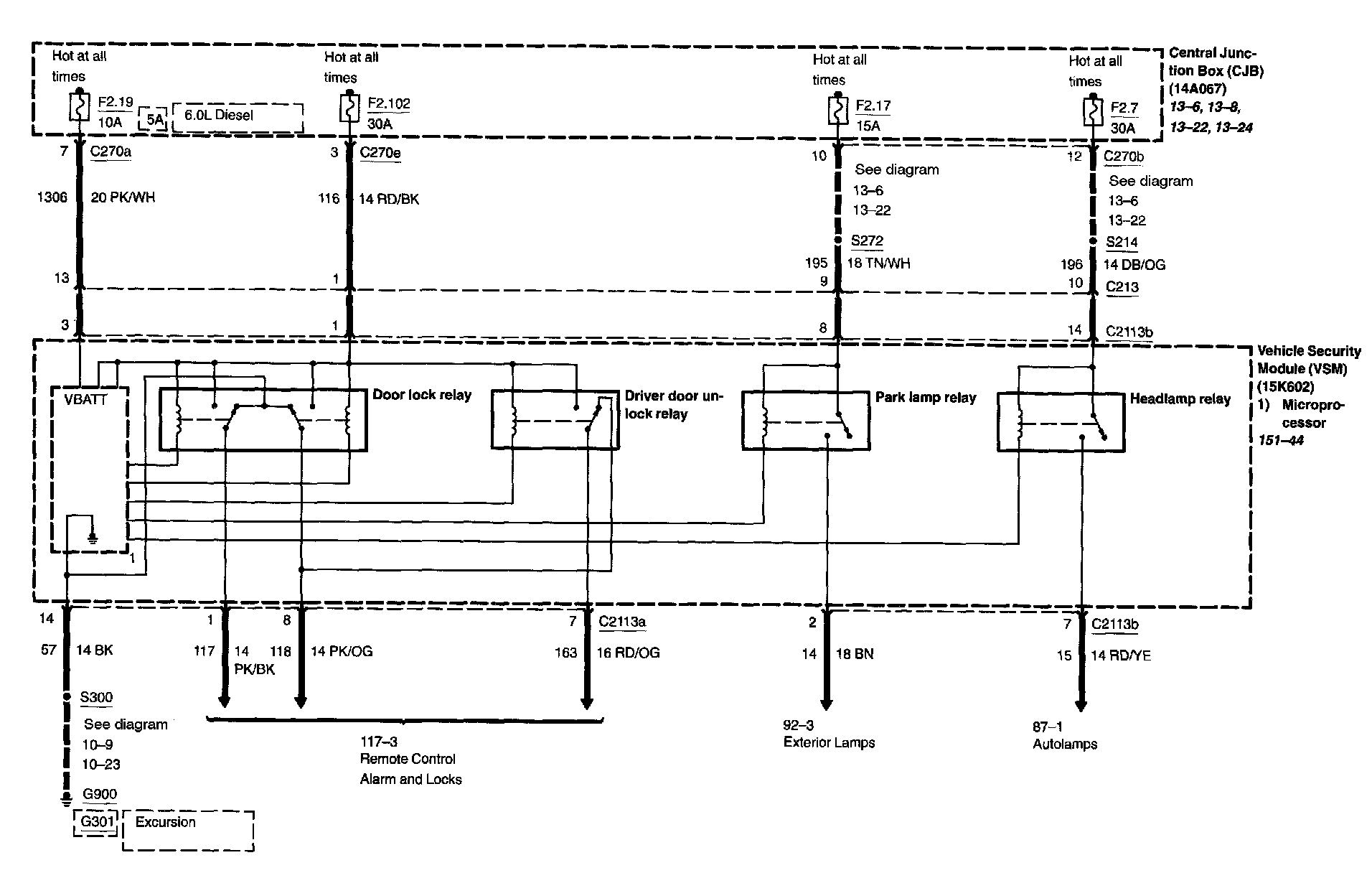 Factory service manual diagram