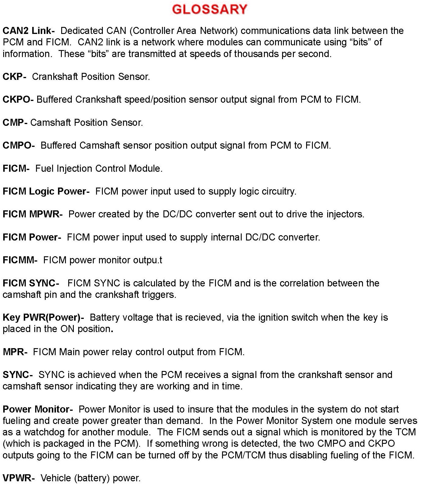 Factory service manual diagram