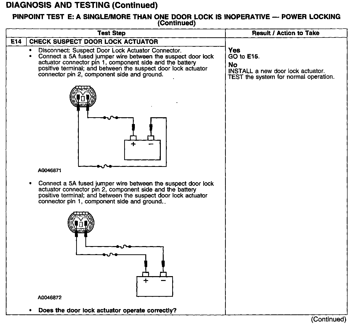 Factory service manual diagram