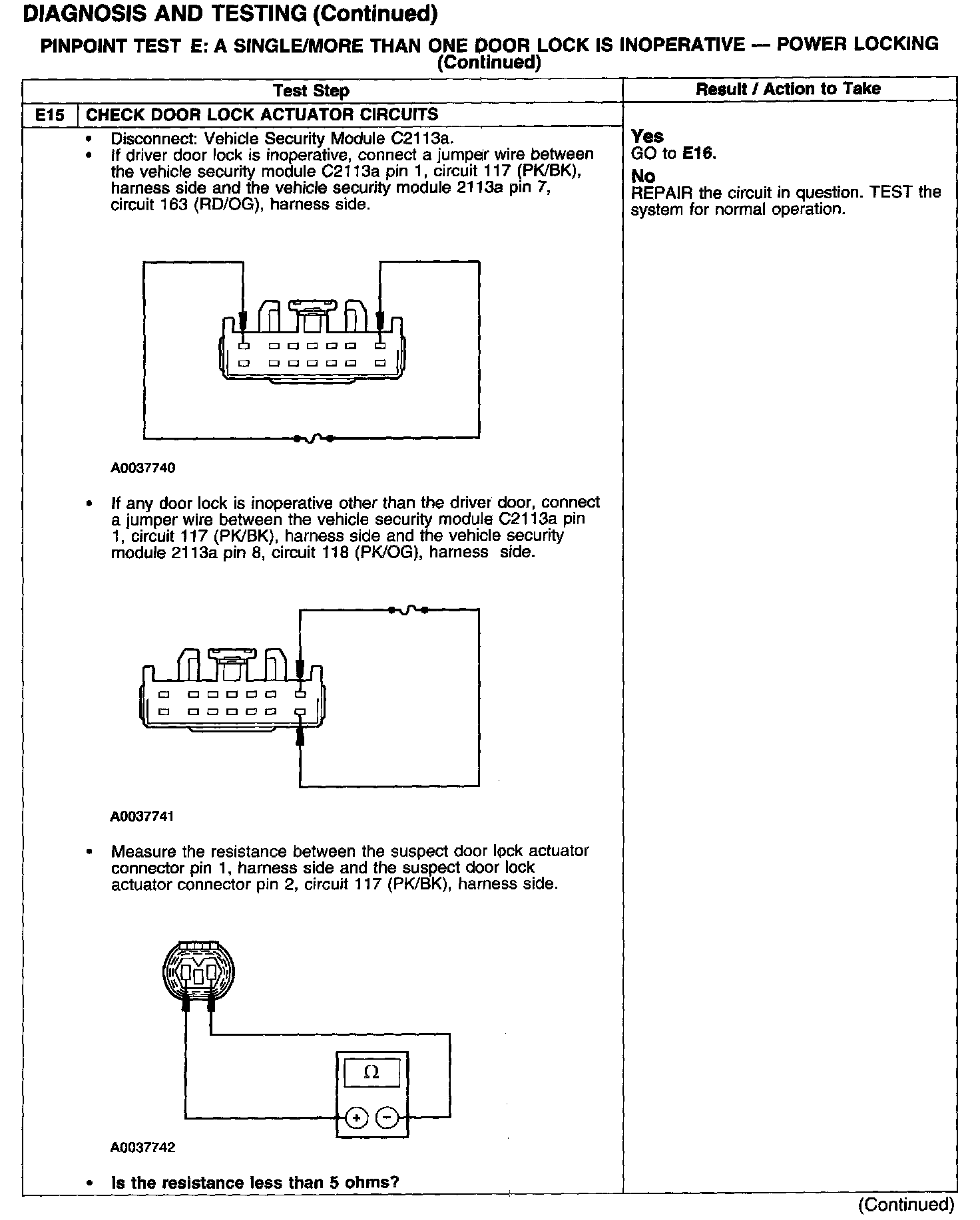Factory service manual diagram