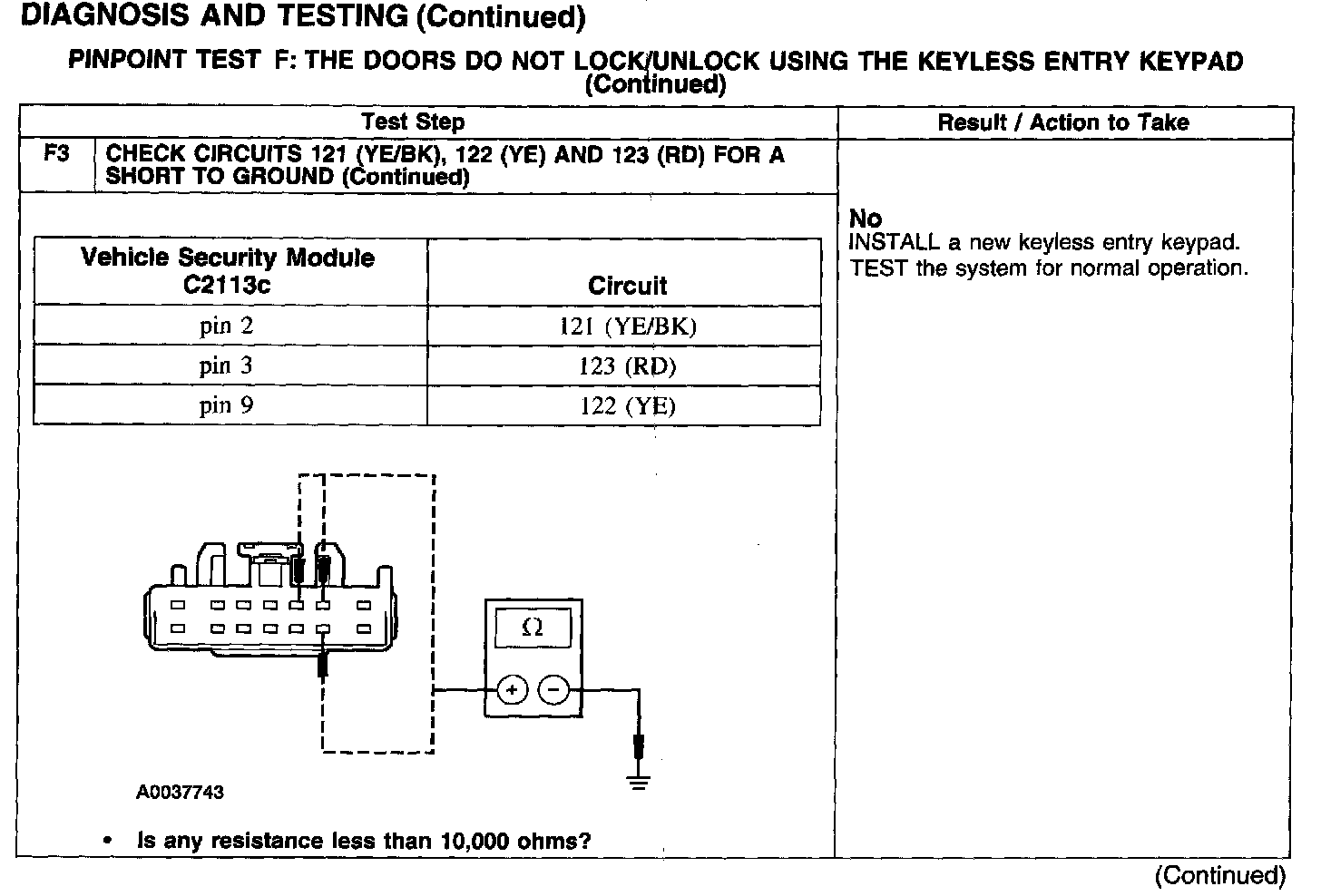 Factory service manual diagram