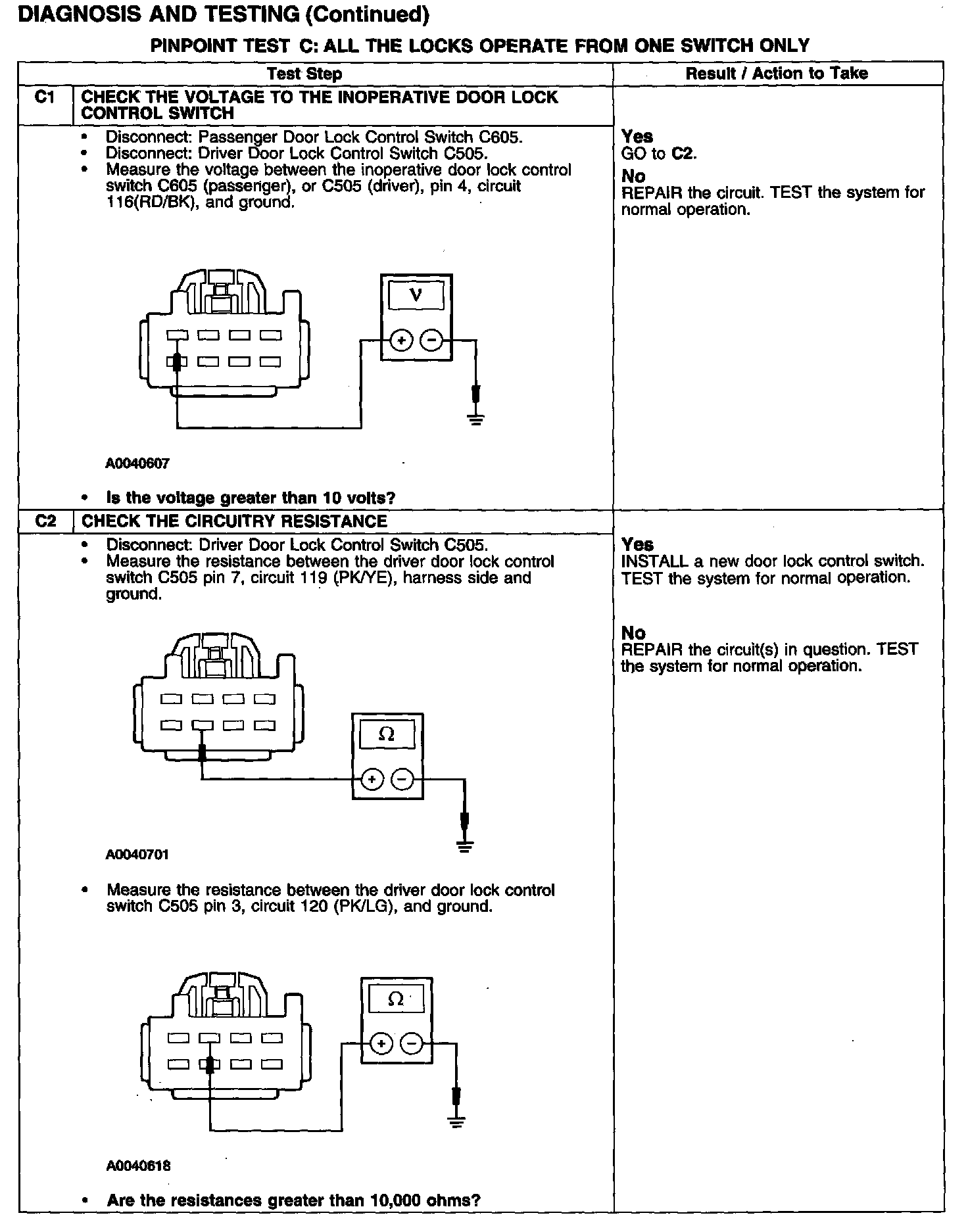Factory service manual diagram