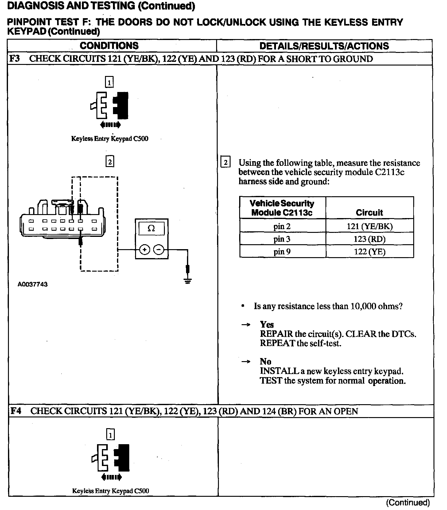 Factory service manual diagram