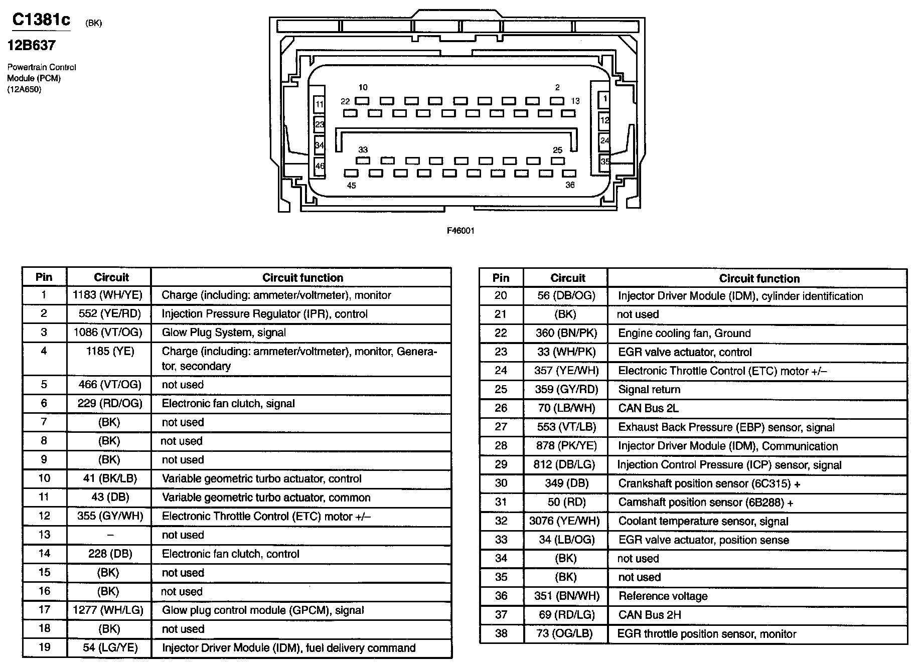 Factory service manual diagram
