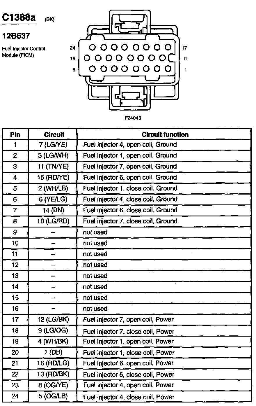 Factory service manual diagram