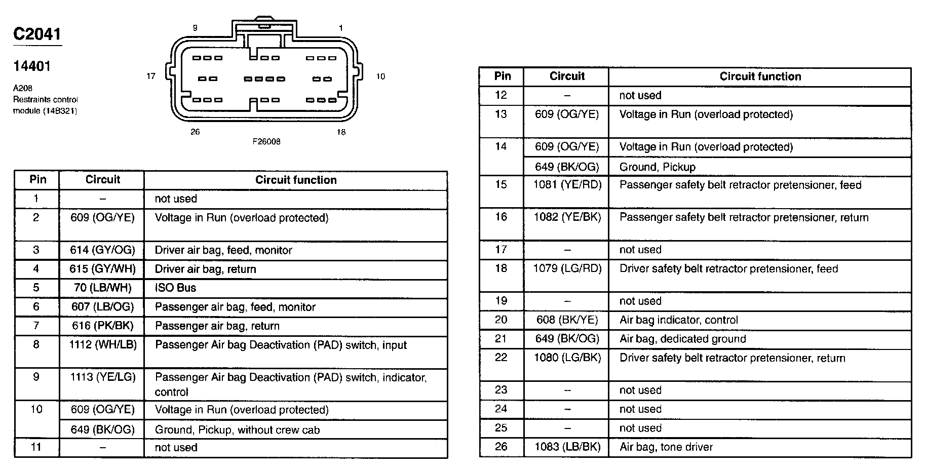 Factory service manual diagram
