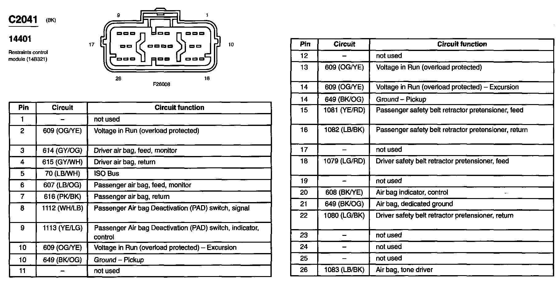 Factory service manual diagram