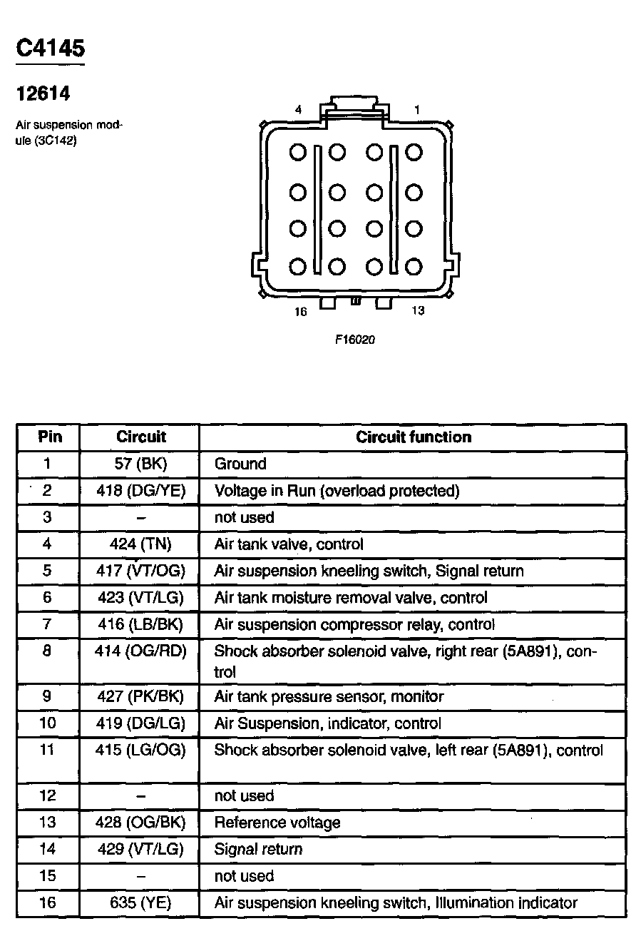 Factory service manual diagram