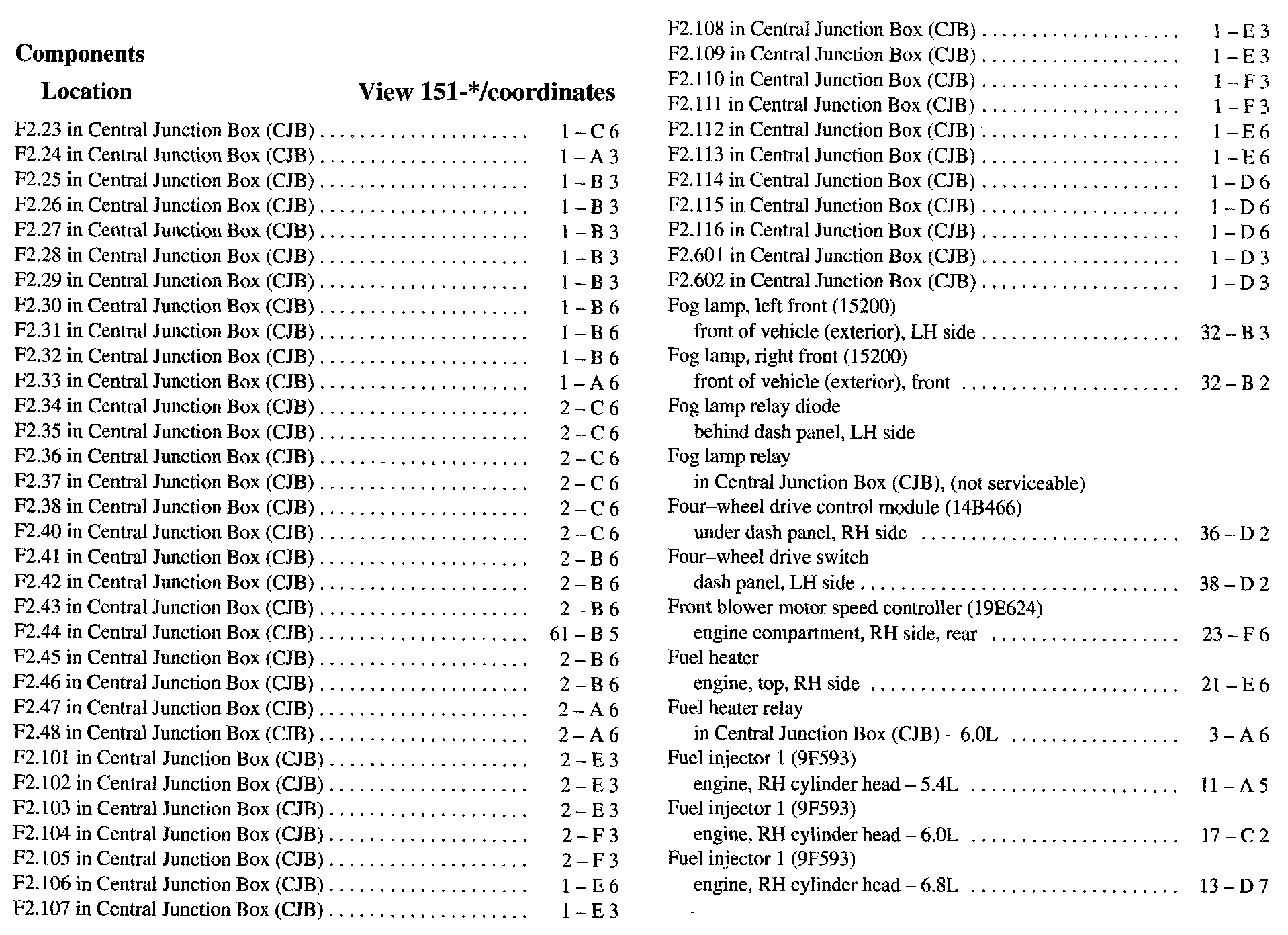 Factory service manual diagram