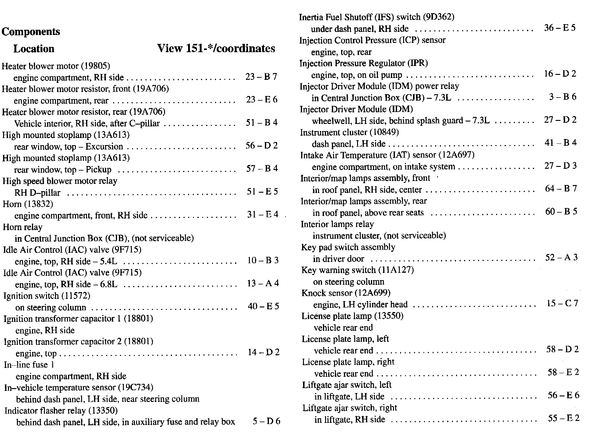 Factory service manual diagram