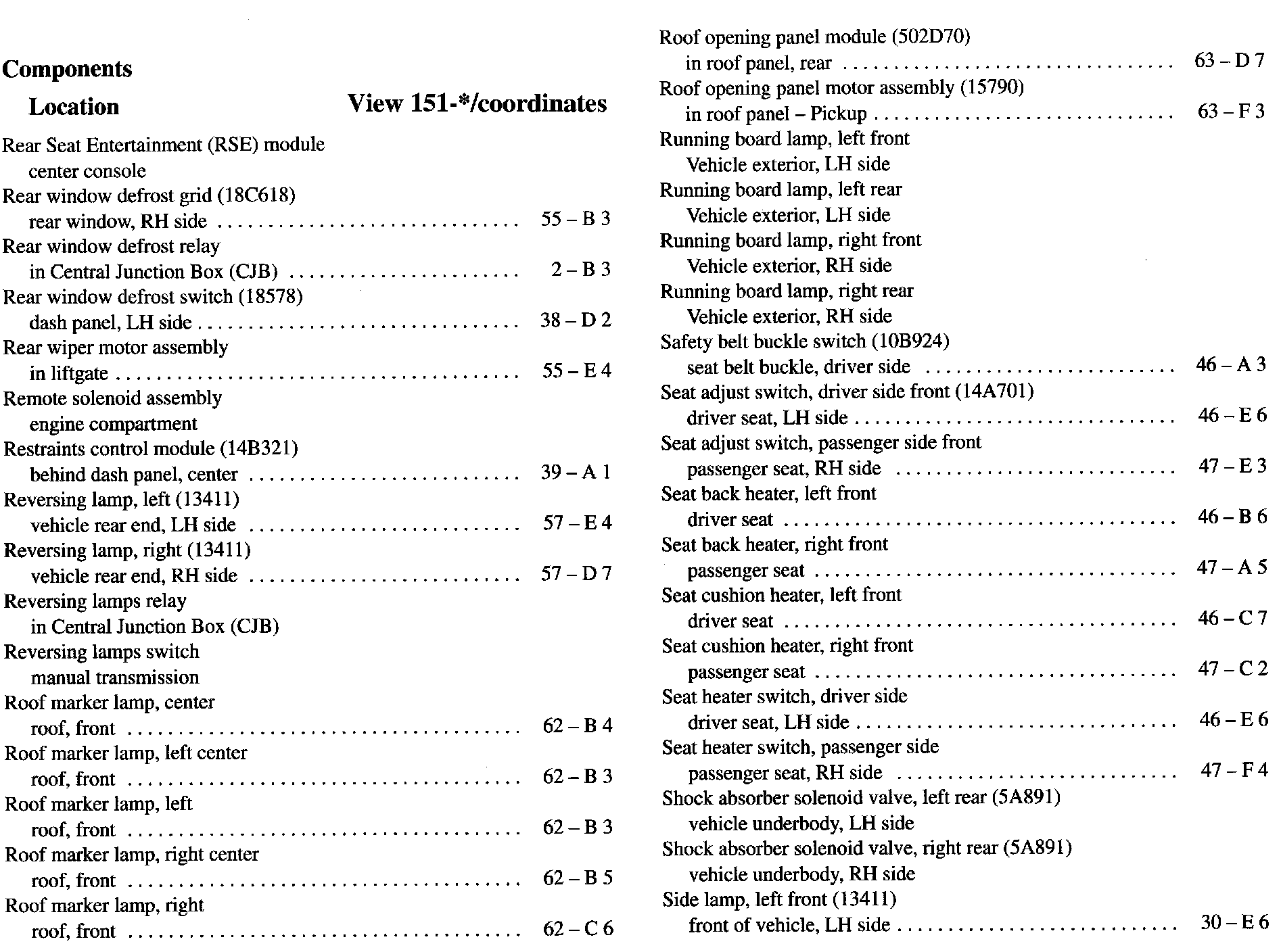 Factory service manual diagram