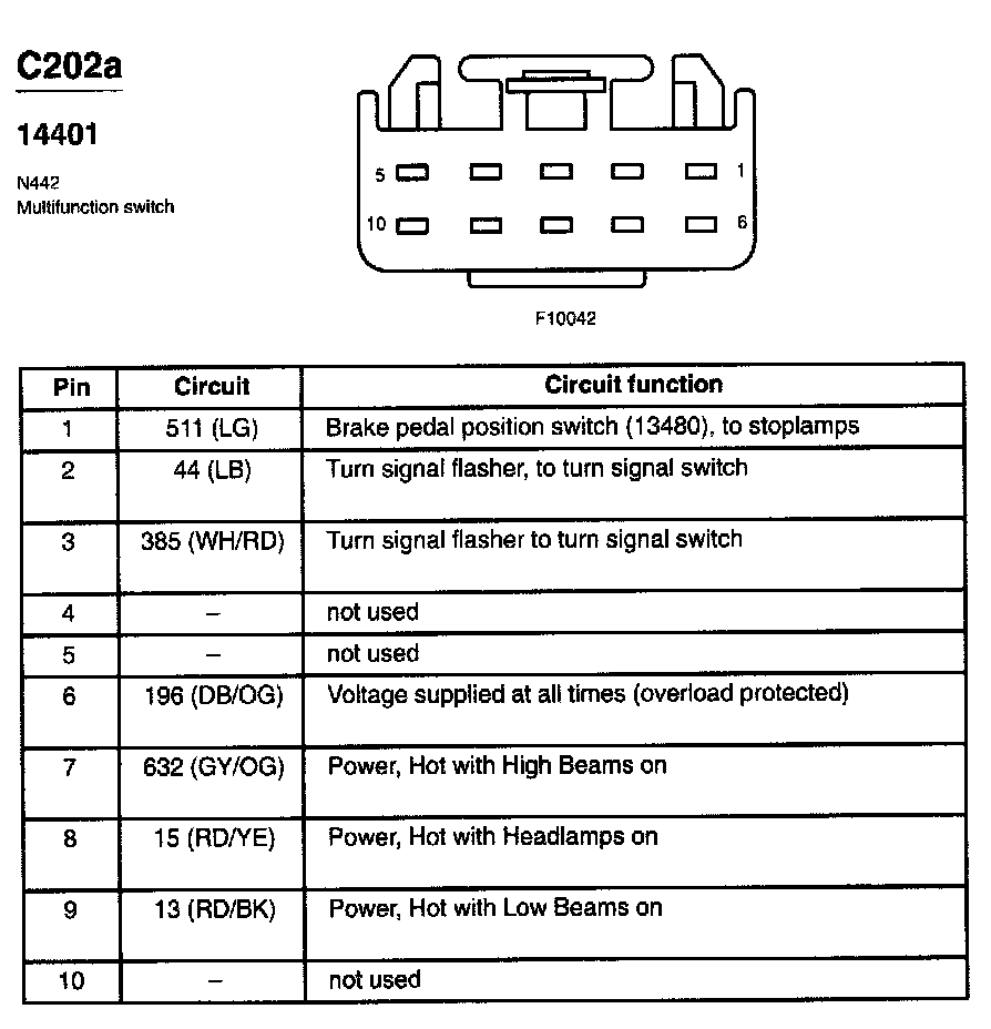 Factory service manual diagram