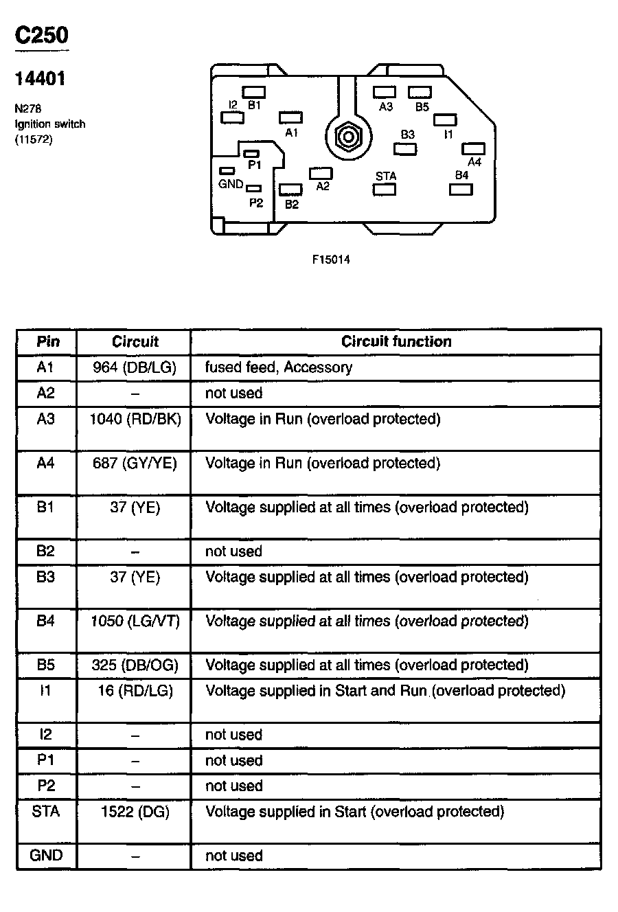 Factory service manual diagram