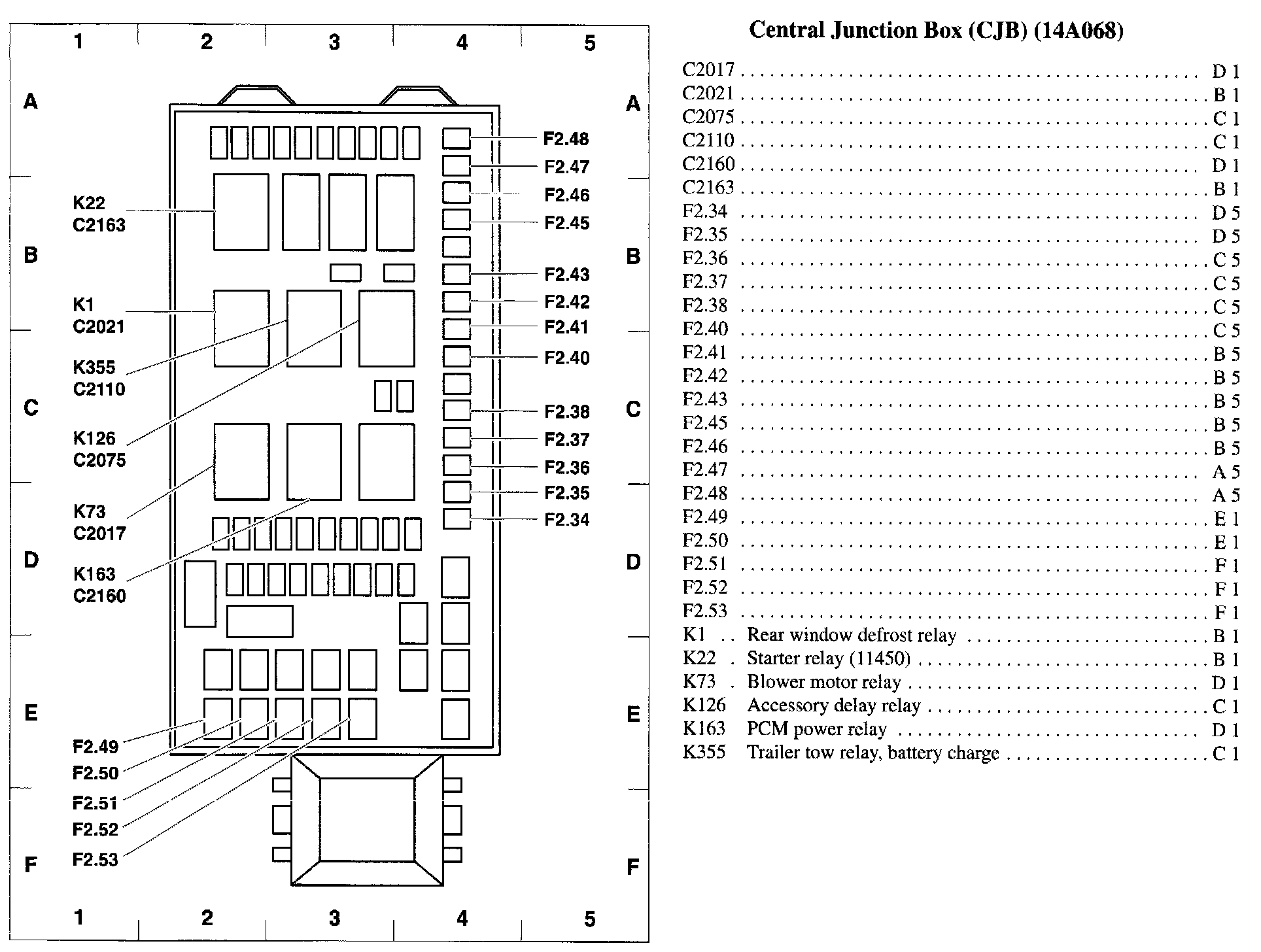 Factory service manual diagram