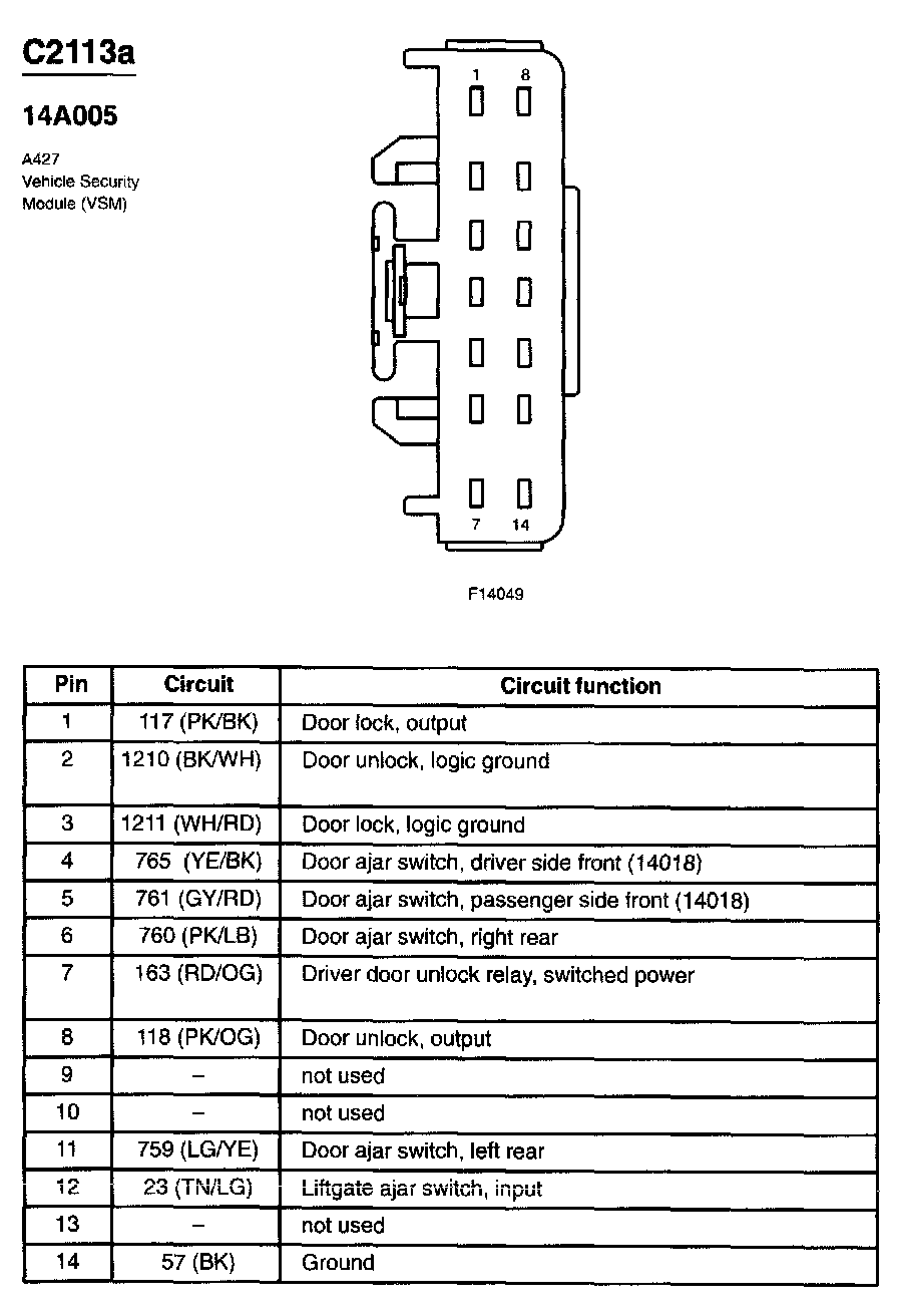 Factory service manual diagram