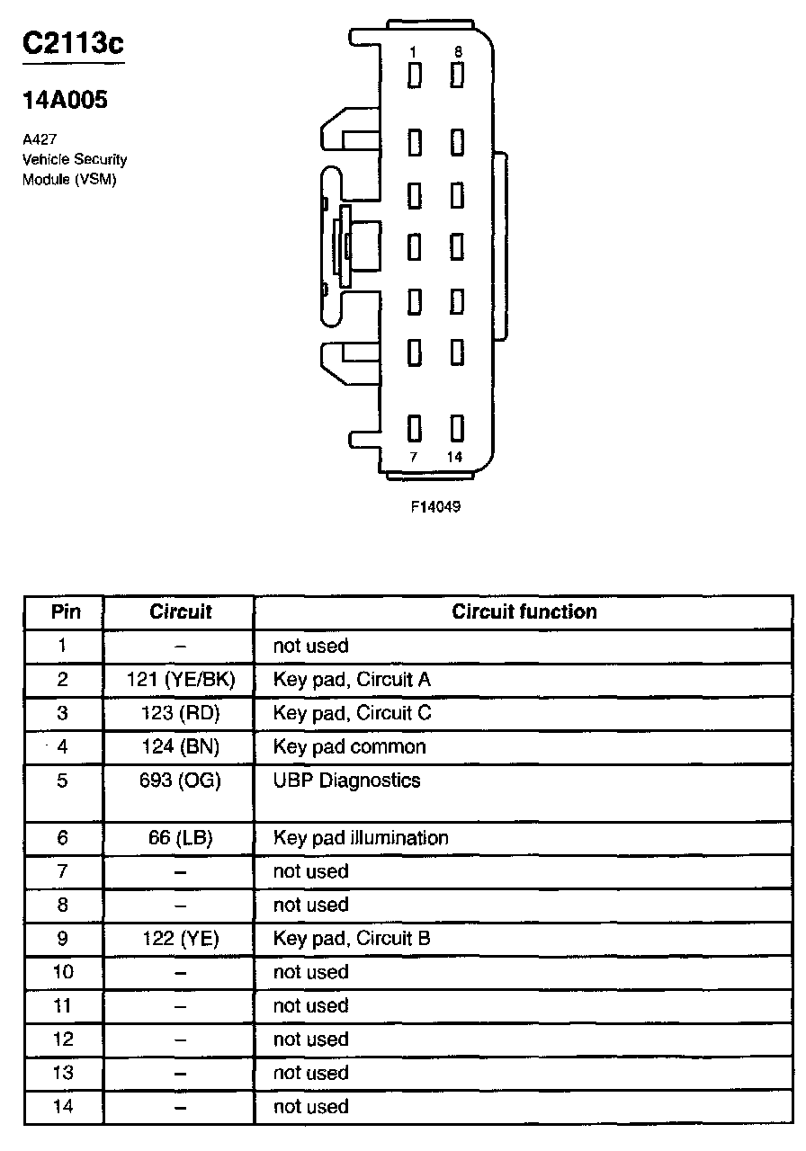 Factory service manual diagram