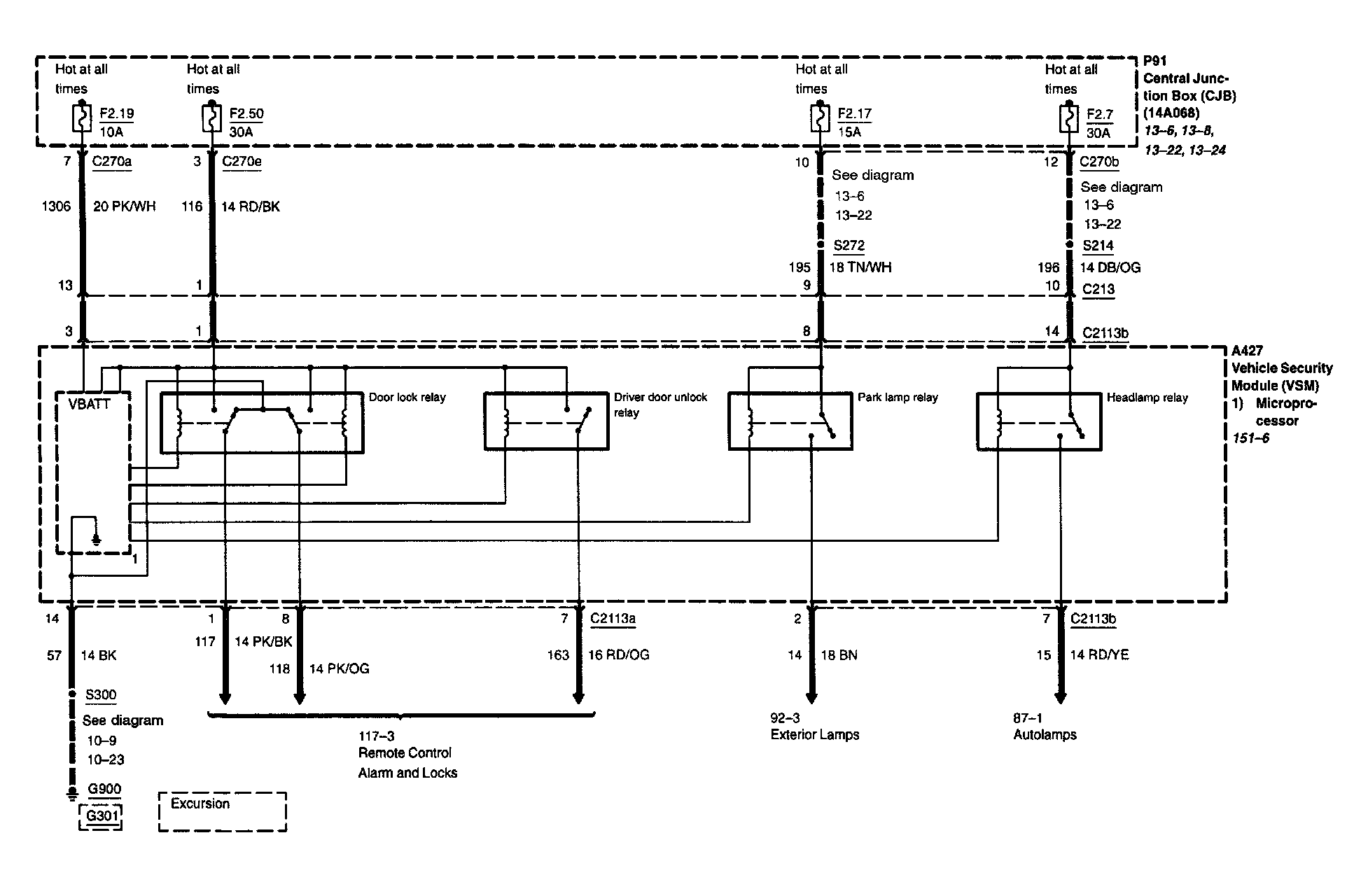Factory service manual diagram